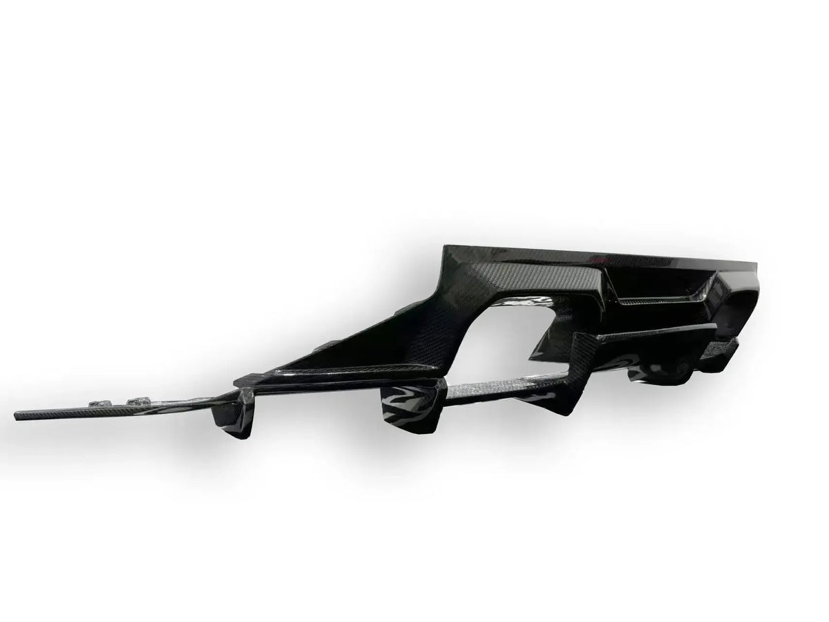 AN Style Carbon Fiber Rear Diffuser - BMW G87 M2