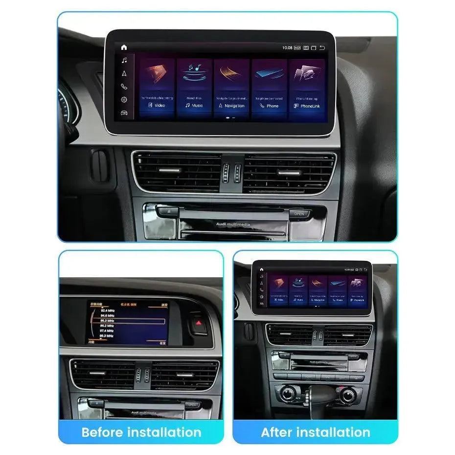 Apple CarPlay & Android Auto Android Screen Upgrade – 2008-2016 Audi A4 &A5