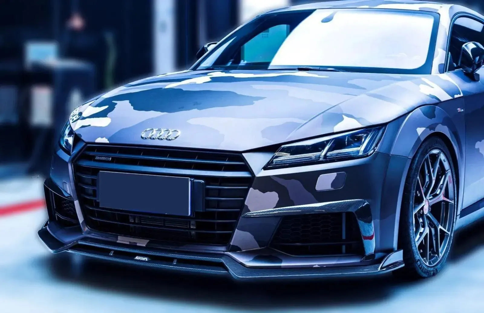 KB Style Carbon Fiber Front Lip - Audi TTS MK3 8S