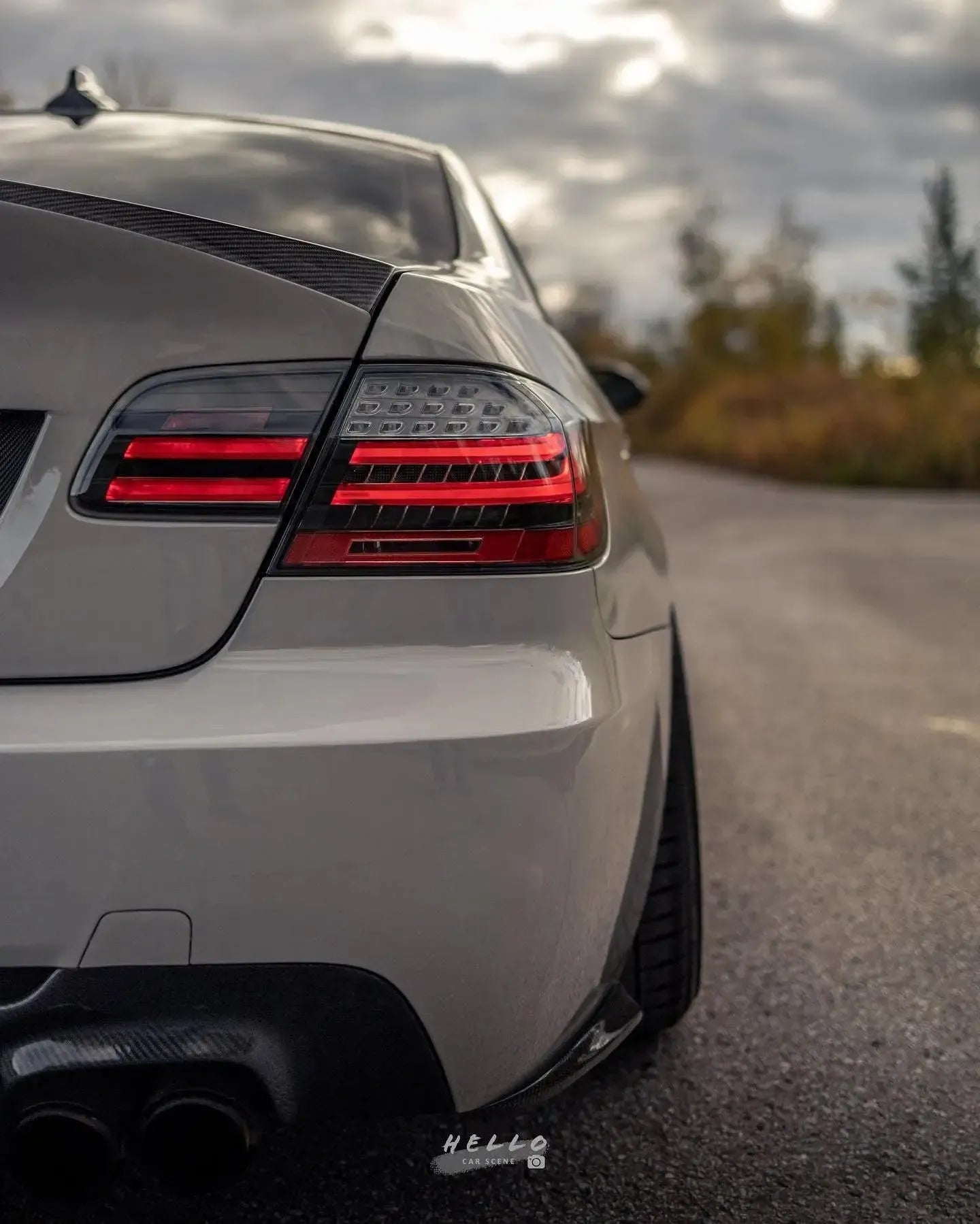 LCI Style Black Line Taillights - BMW E92/E93 M3 & 3 Series