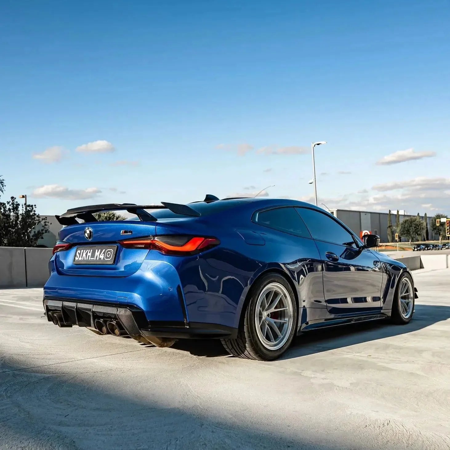 MP Style Carbon Fiber Rear Wing - BMW G80 M3 & G82 M4
