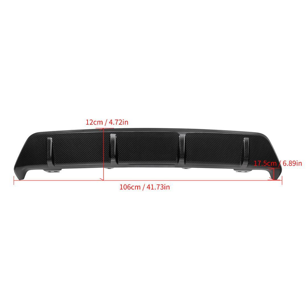 MP Style Carbon Fiber Rear Diffuser - BMW G06 X6