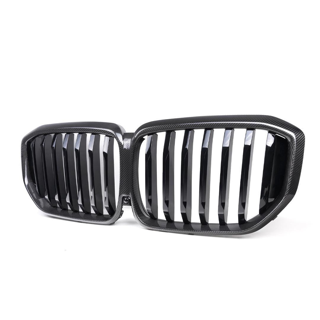 Single Slat Carbon Fiber Front Grille - BMW G05 X5 Pre-LCI