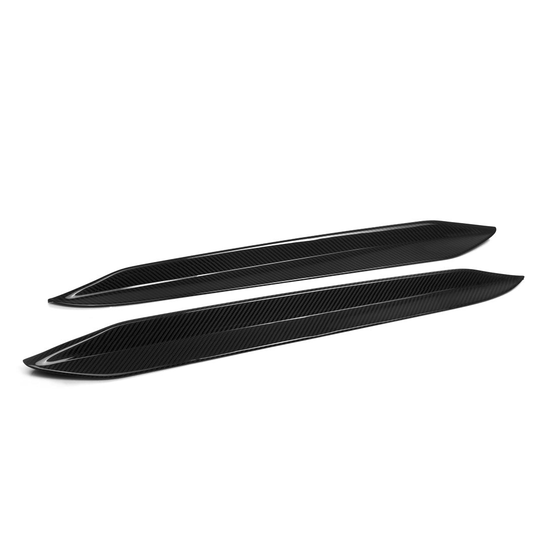 MP Style Carbon Fiber Rear Window Inserts - BMW G06 X6 & F96 X6M
