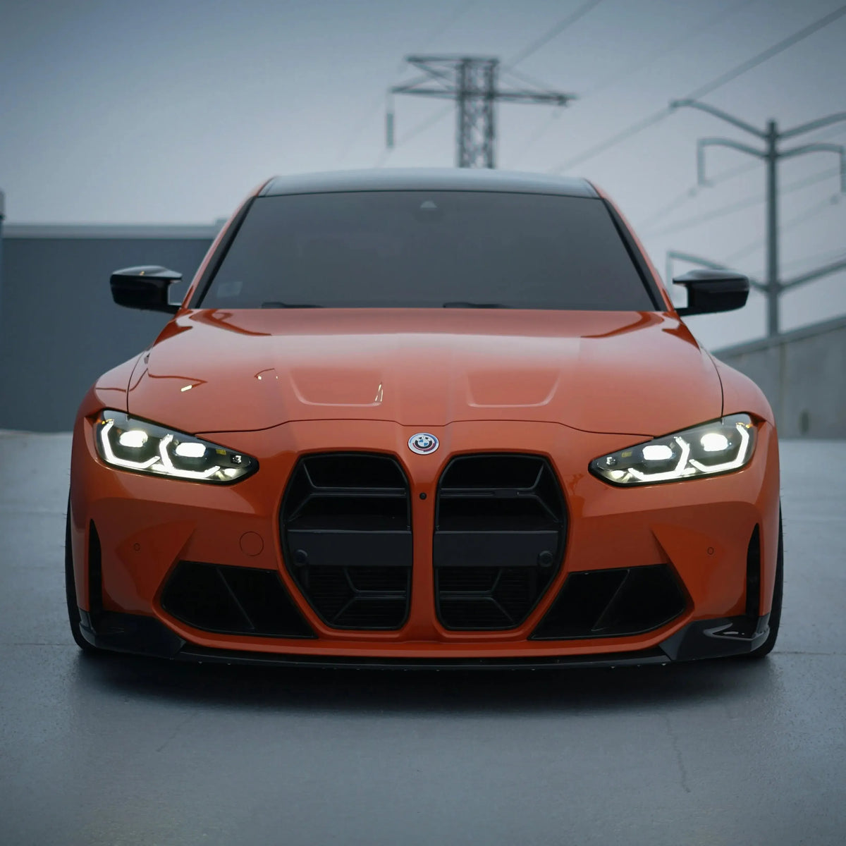 CSL Style Gloss Black Front Grilles - BMW G80 M3 & G82/G83 M4