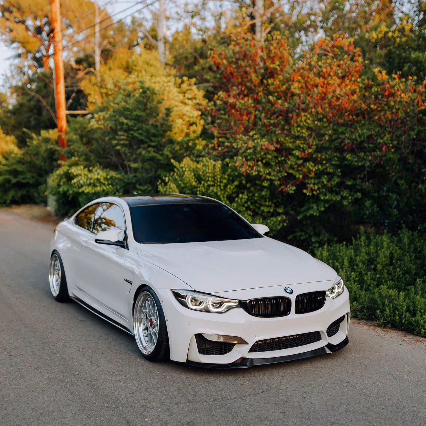 Carbon Fiber Front Upper Splitters - BMW F80 M3 & F82 / F83 M4