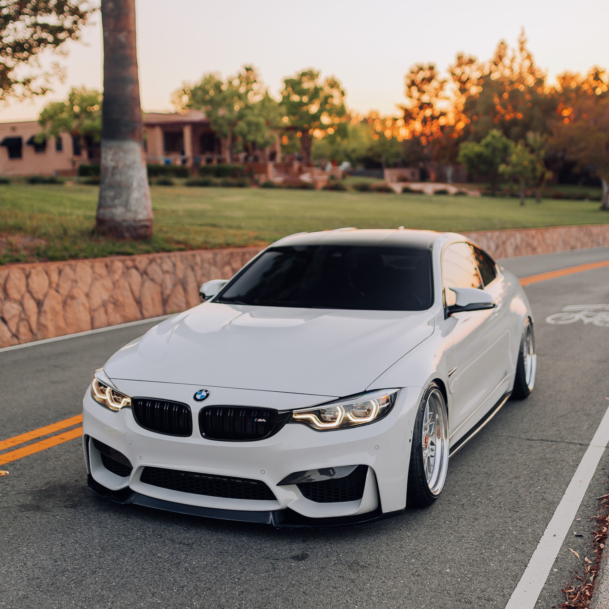 CS Style Carbon Fiber Front Lip - BMW F80 M3 & F82/F83 M4
