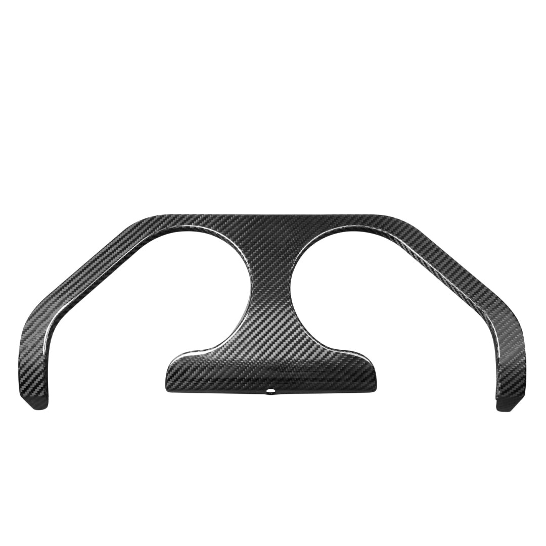 MP Exhaust Style Carbon Fiber Rear Diffuser Center Trim - BMW G80 M3 & G82/G83 M4