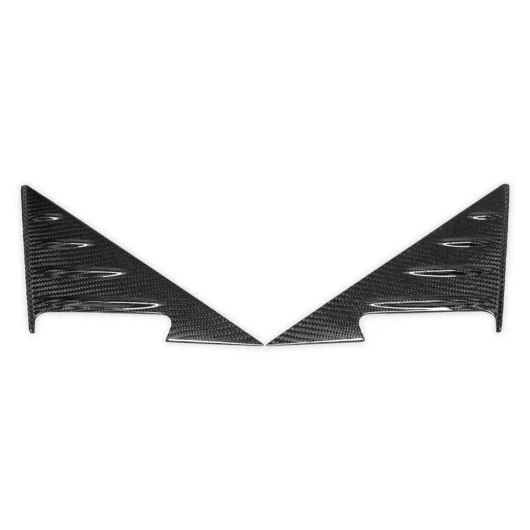Carbon Fiber A-pillar Triangle Cover Trim Set - BMW G42 2 Series & G87 M2