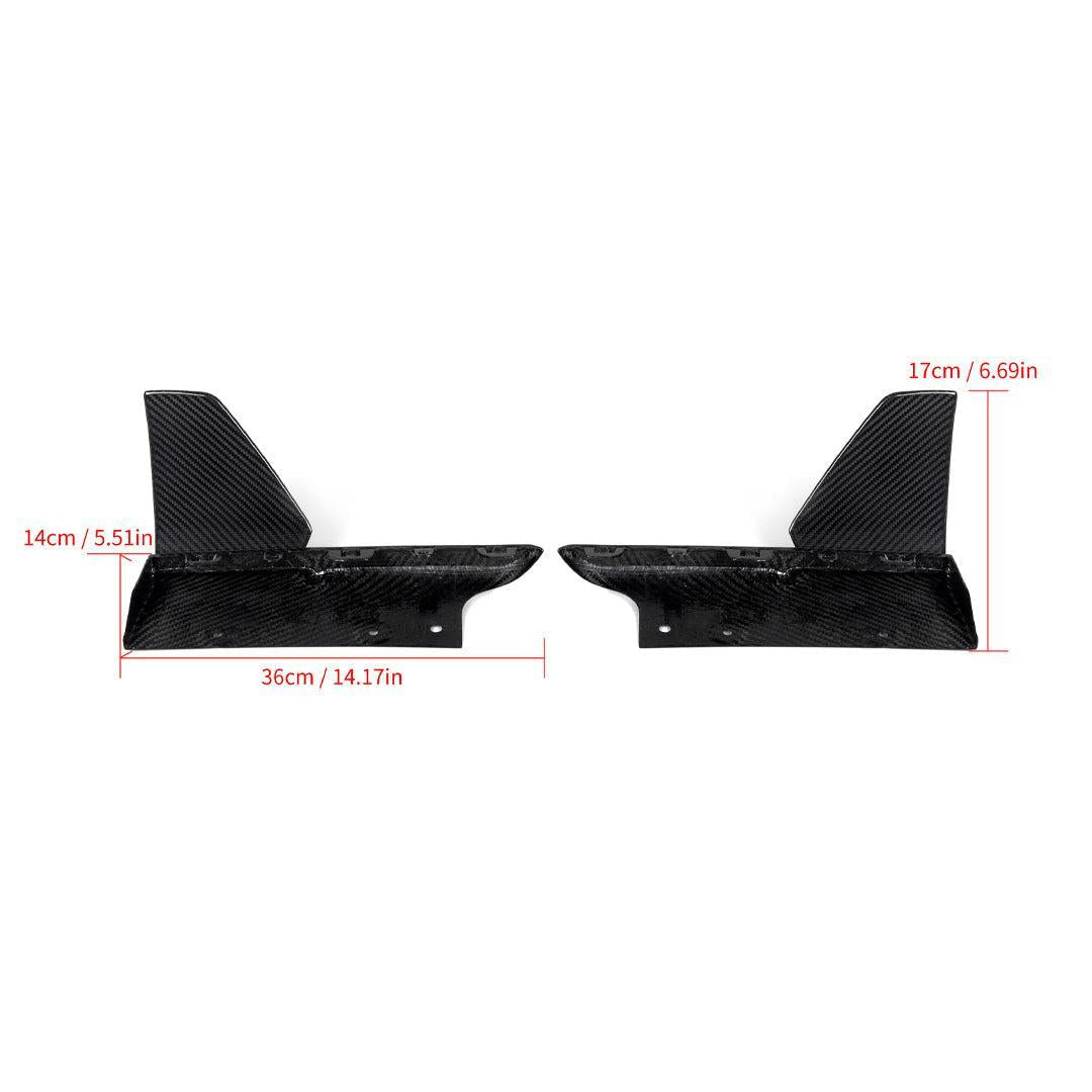 MP Style Carbon Fiber Rear Spitter - BMW G05 X5