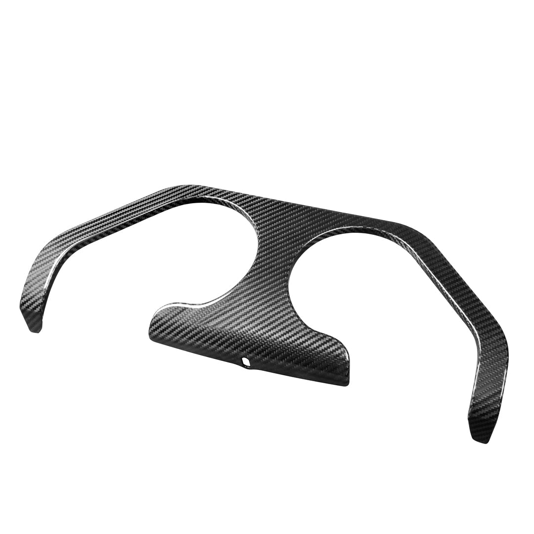 MP Exhaust Style Carbon Fiber Rear Diffuser Center Trim - BMW G80 M3 & G82/G83 M4