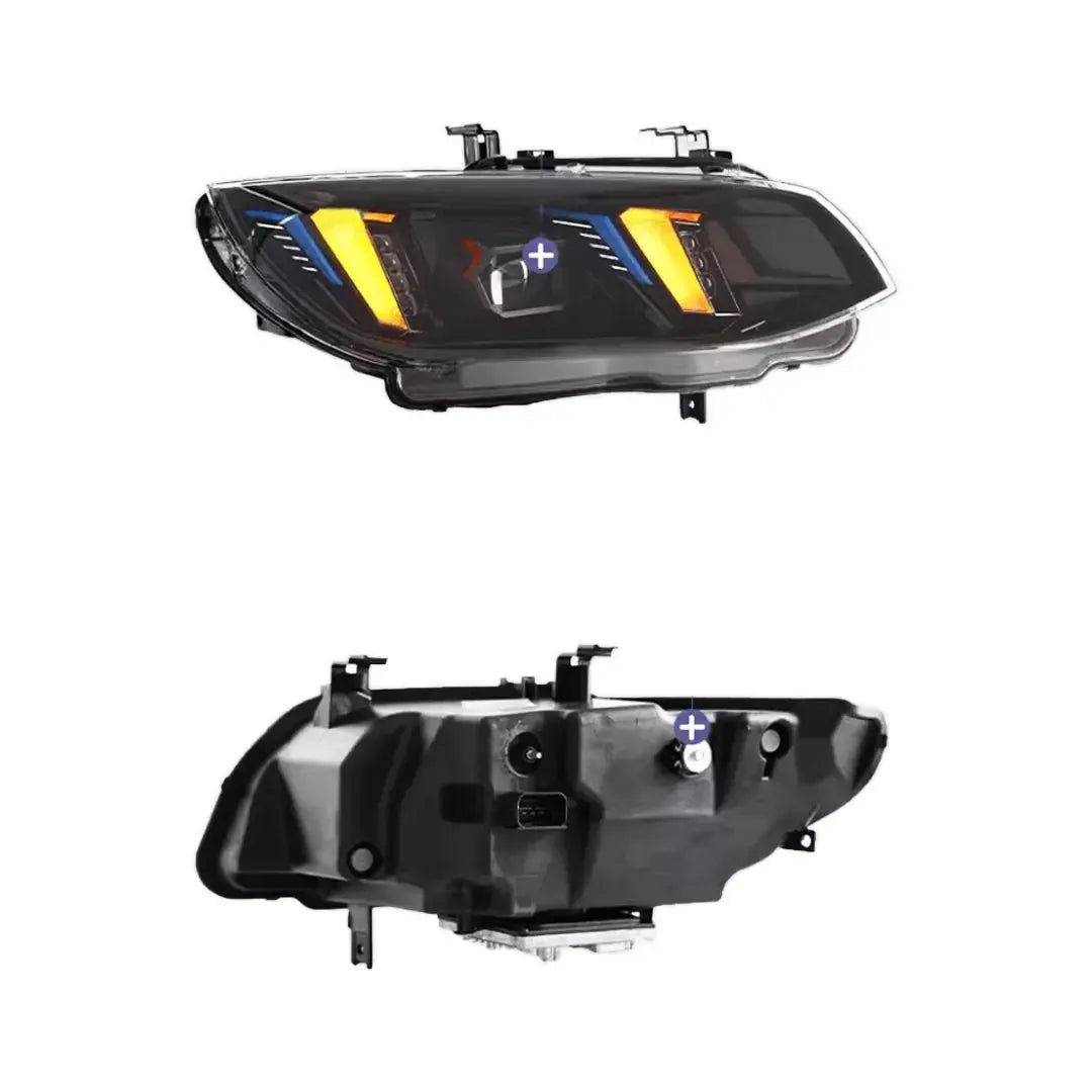 Snake Eye Style LED Headlight with White/Yellow DRL - BMW E92 & E93 M3 & 3 Series