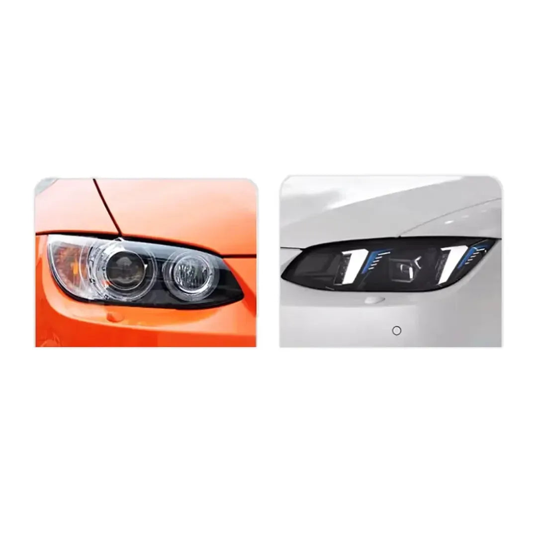 Snake Eye Style LED Headlight with White/Yellow DRL - BMW E92 & E93 M3 & 3 Series