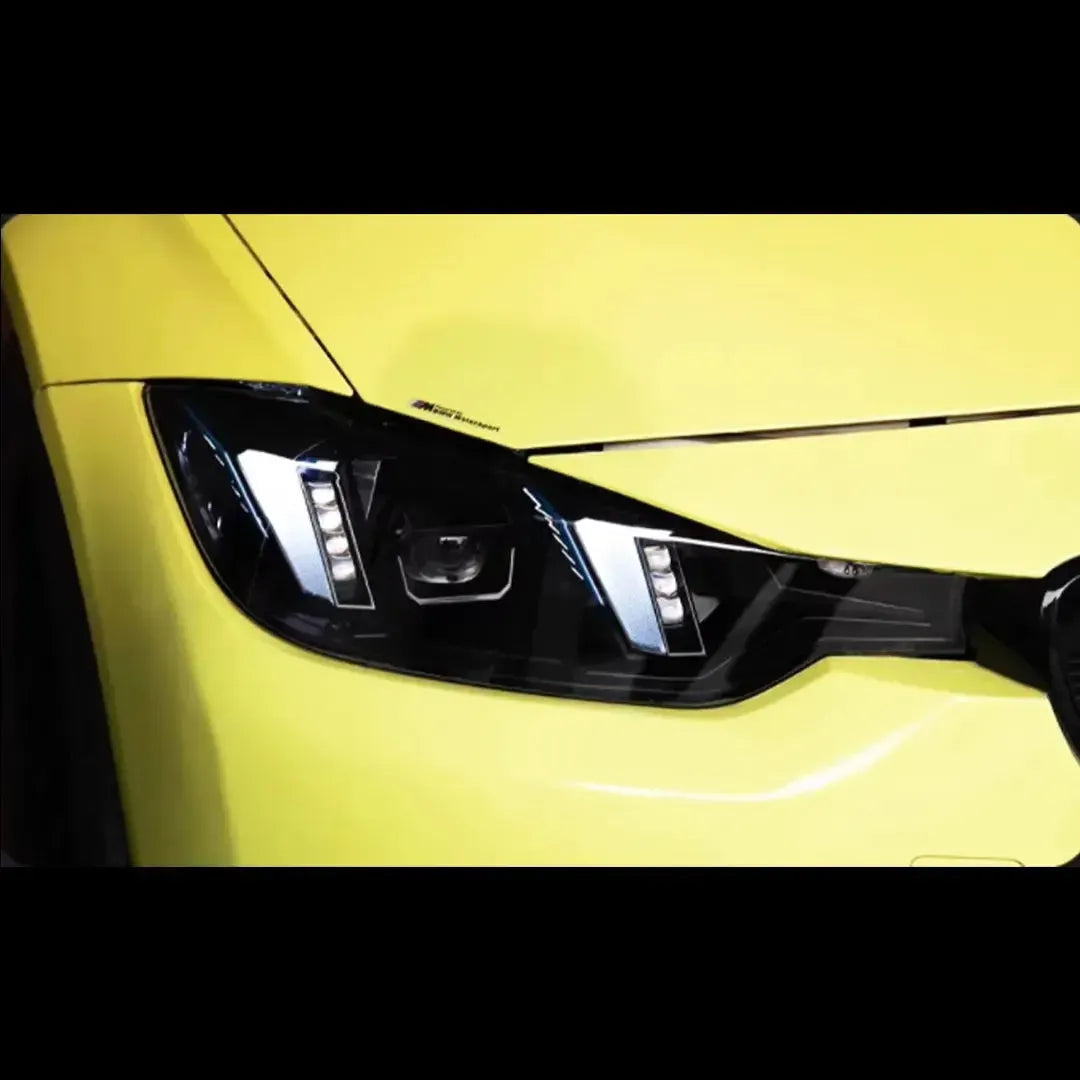 Snake Eye Style LED Headlight with White/Yellow DRL - BMW F80 M3 & F30 3 Series