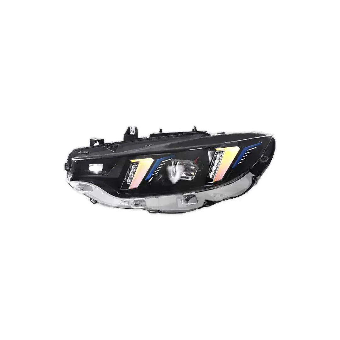Snake Eye Style LED Headlight with White/Yellow DRL - BMW F82/F83 M4 & F32/F33/F36 4 Series