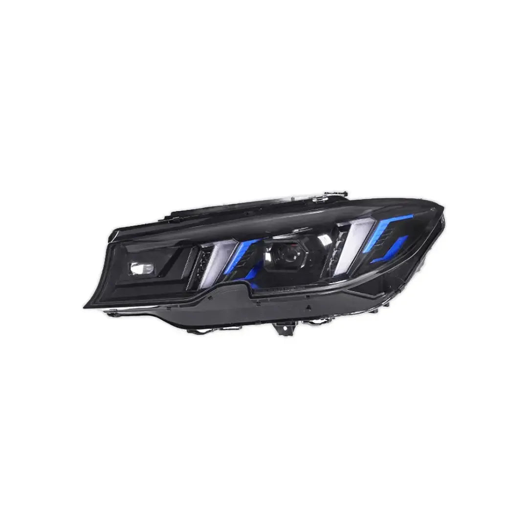 Snake Eye Style LED Headlight With White/Yellow DRL - BMW G20 3 Series
