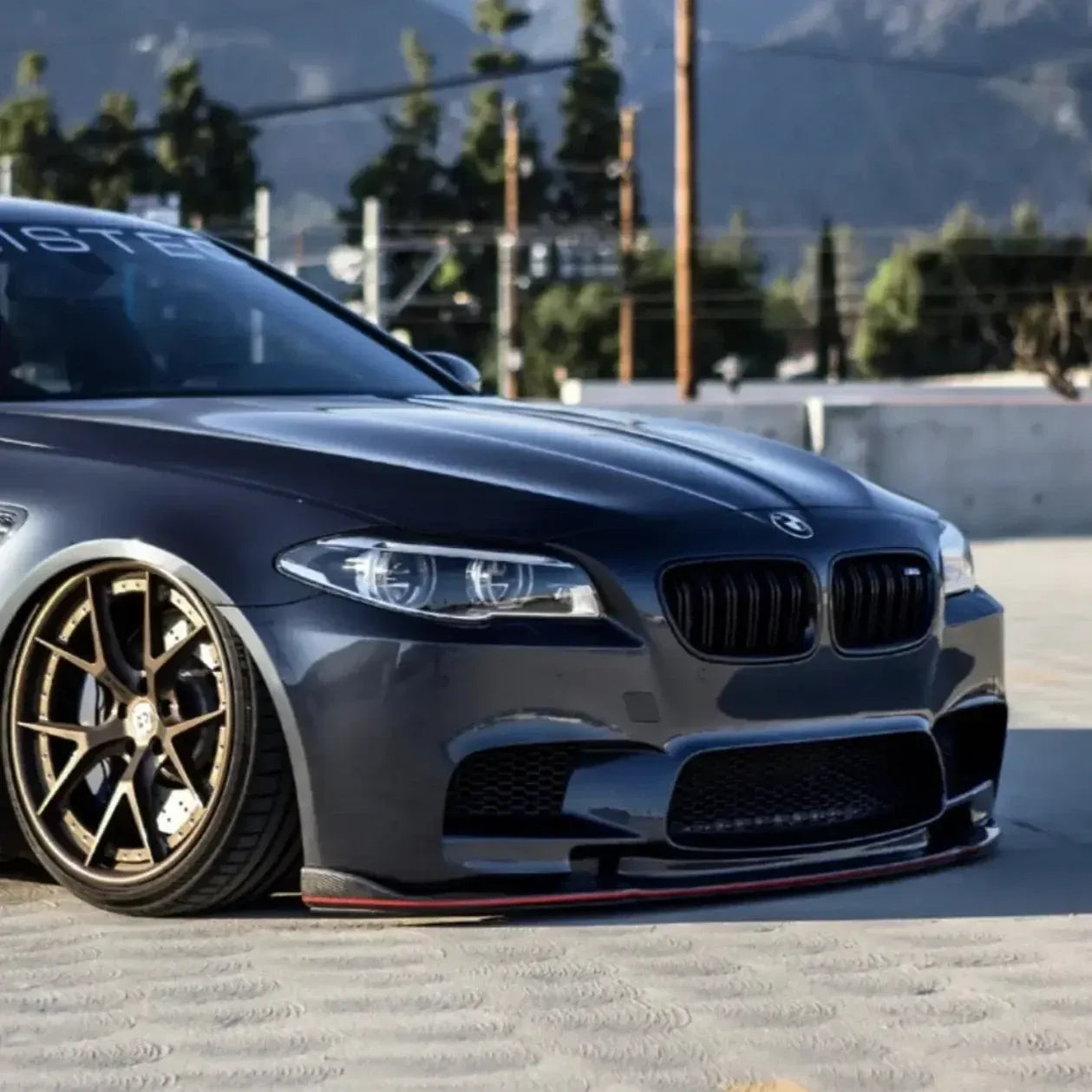 3D Design Carbon Fiber Front Lip