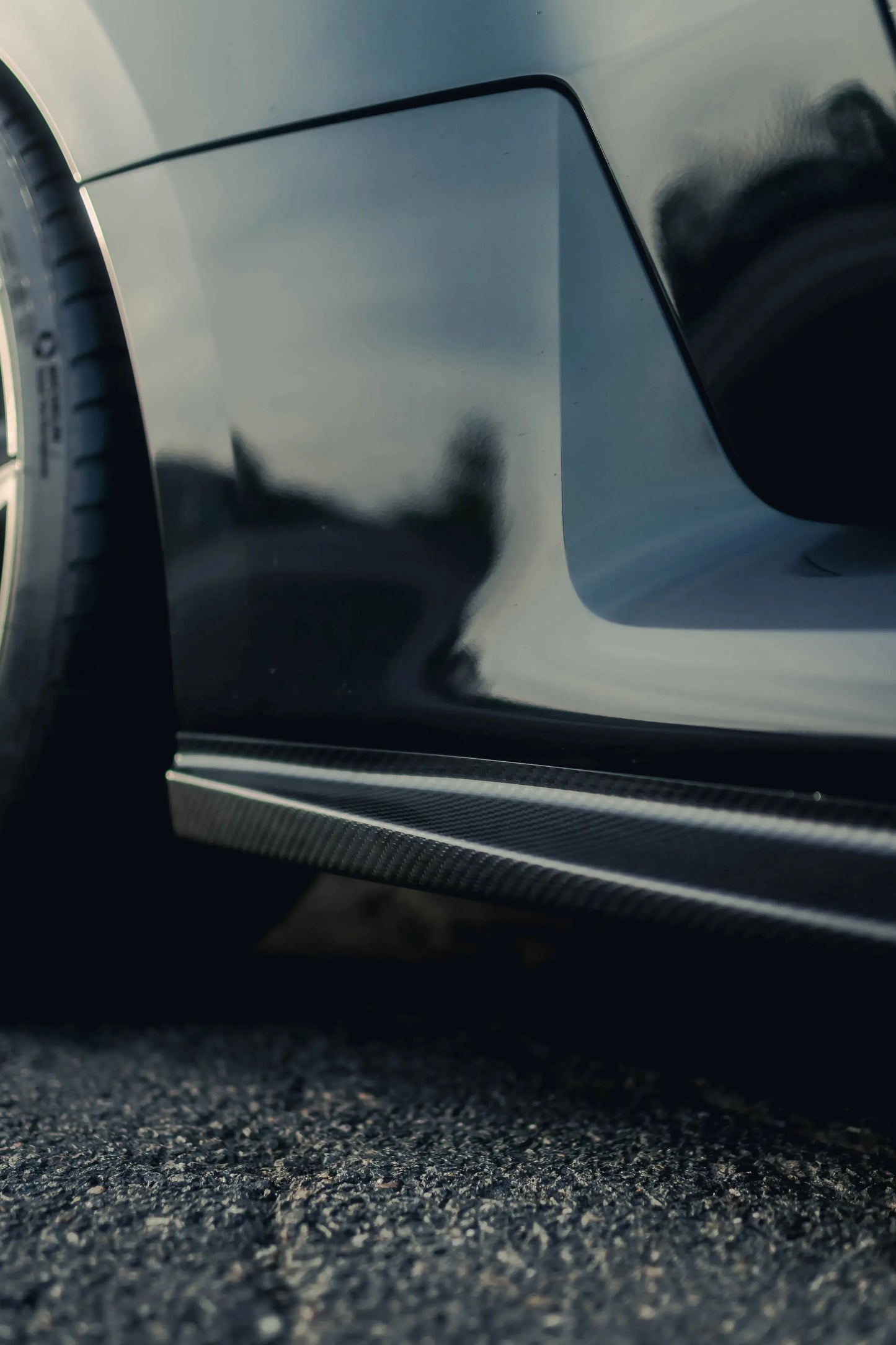 3D Style Carbon Fiber Side Skirt - BMW G87 M2