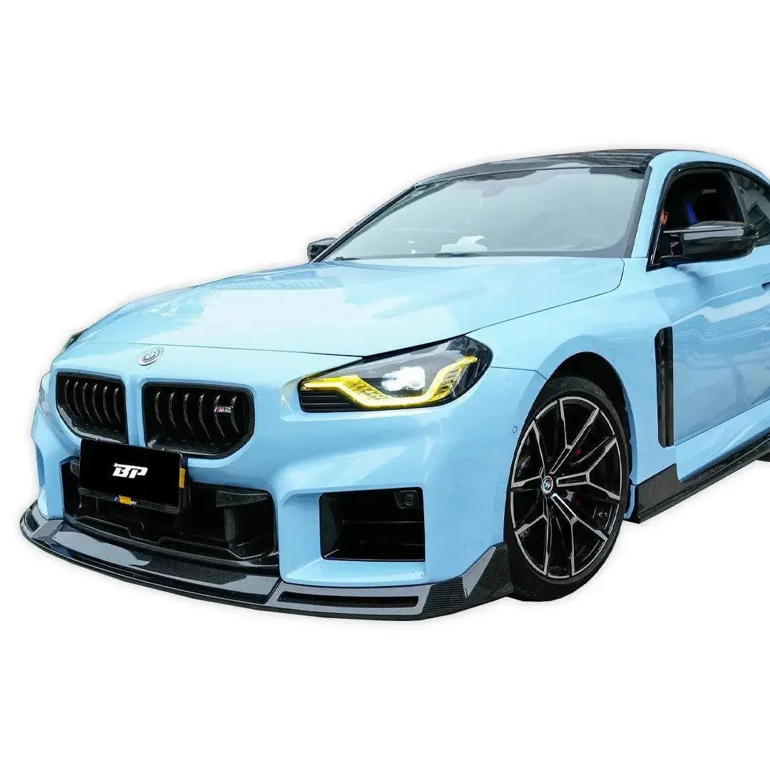 V Style Carbon Fiber Front Lip - BMW G87 M2