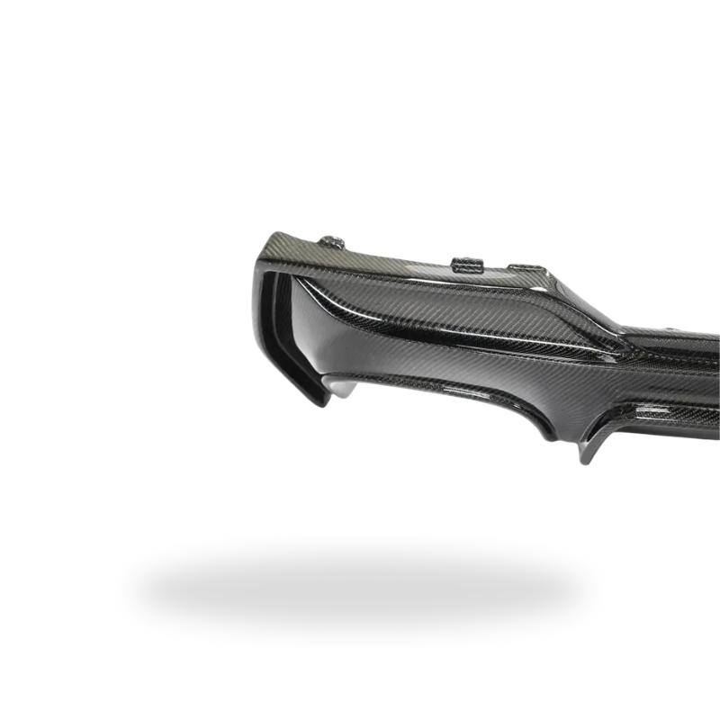 KB Style Carbon Fiber Rear Diffuser with Brake Light - BMW G22 4 Series