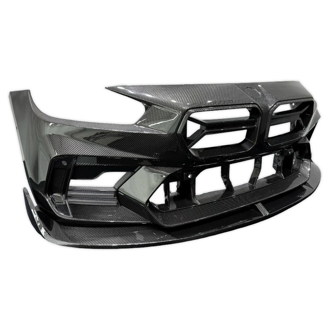 AD Style Full Carbon Fiber Front Bumper - BMW G87 M2
