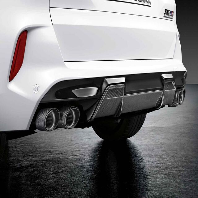 MP Style Carbon Fiber Rear Diffuser - BMW F95 X5M & F96 X6M
