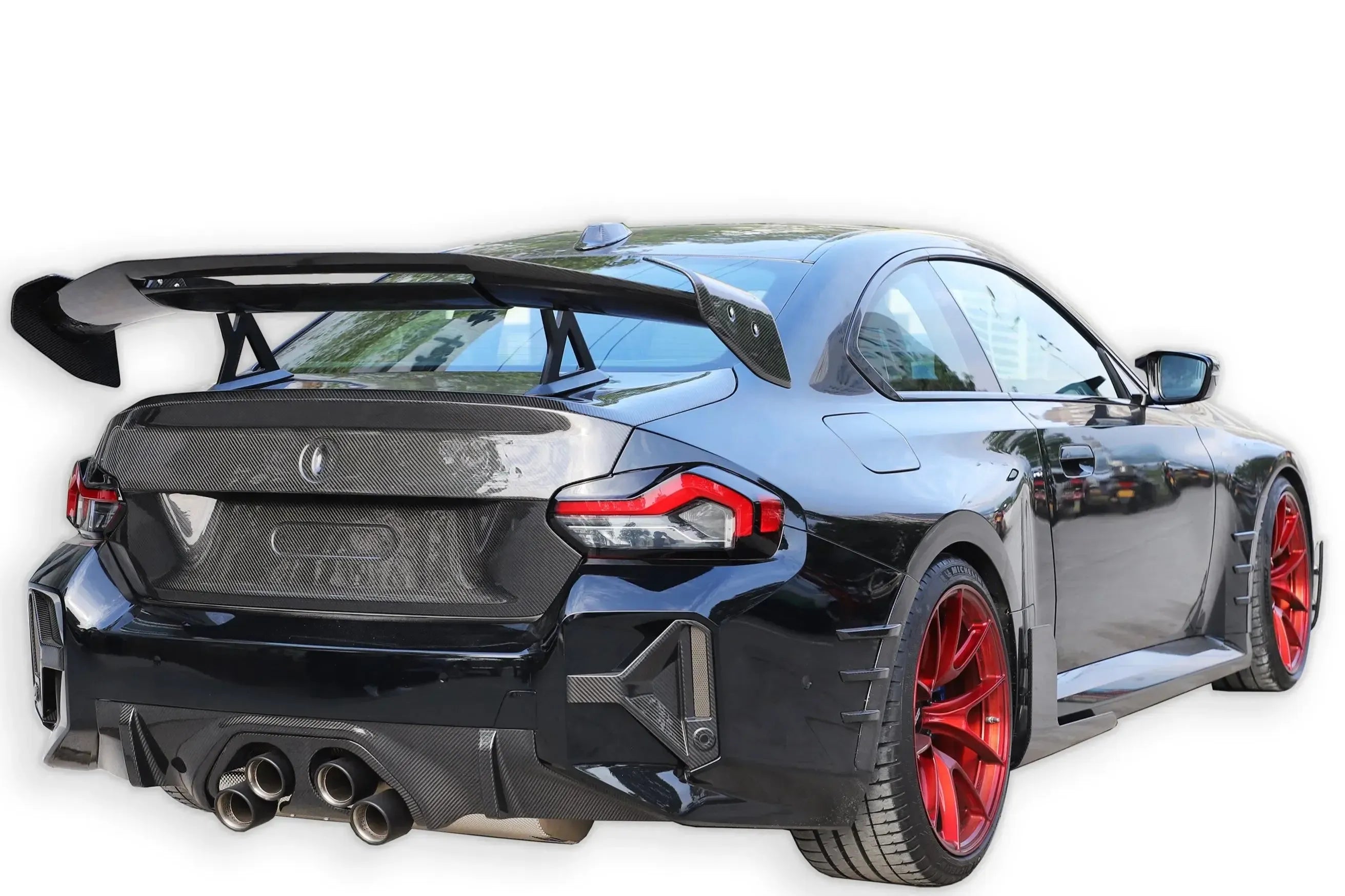 AD Style Carbon Fiber Rear Wing - G87 M2 & G80 M3 & G82 M4