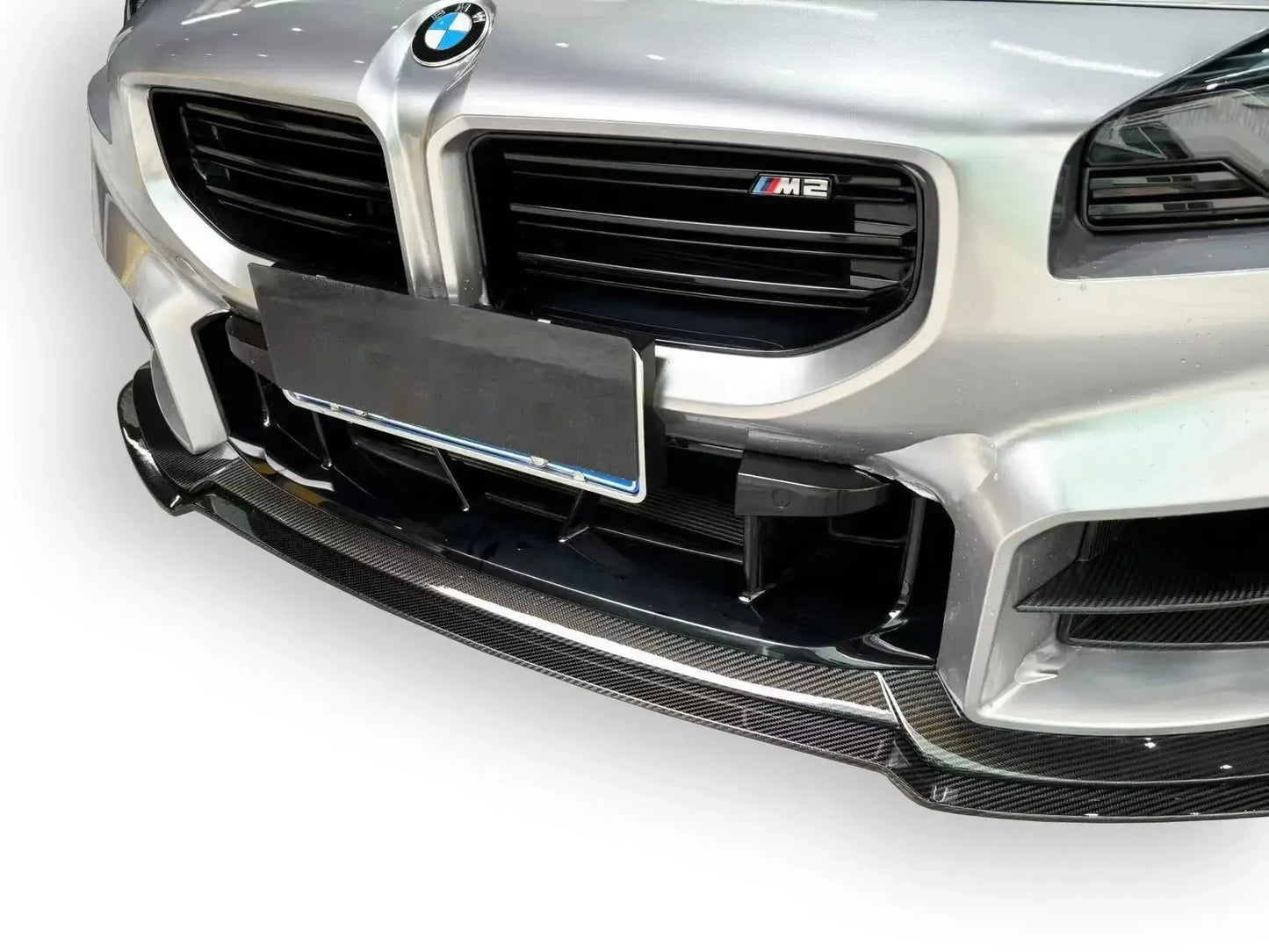AN Adjustable Style Carbon Fiber Front Lip - BMW G87 M2