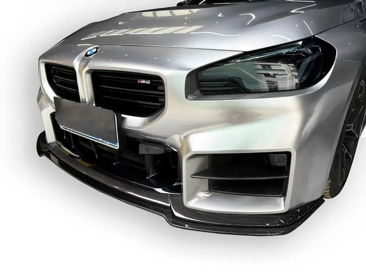 AN Adjustable Style Carbon Fiber Front Lip - BMW G87 M2