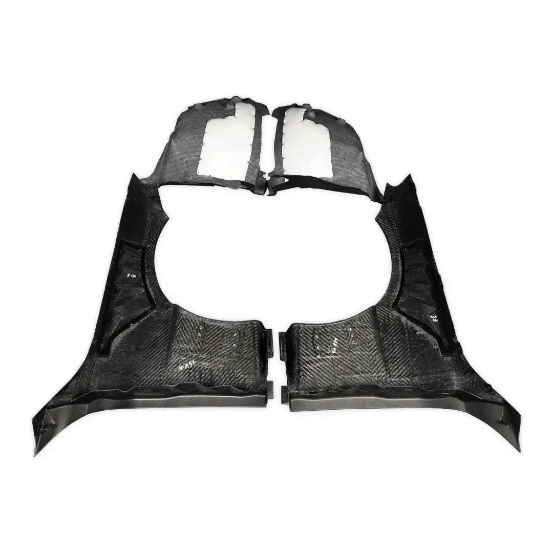 AN Style Carbon Fiber Front Fender With Liner - BMW G87 M2