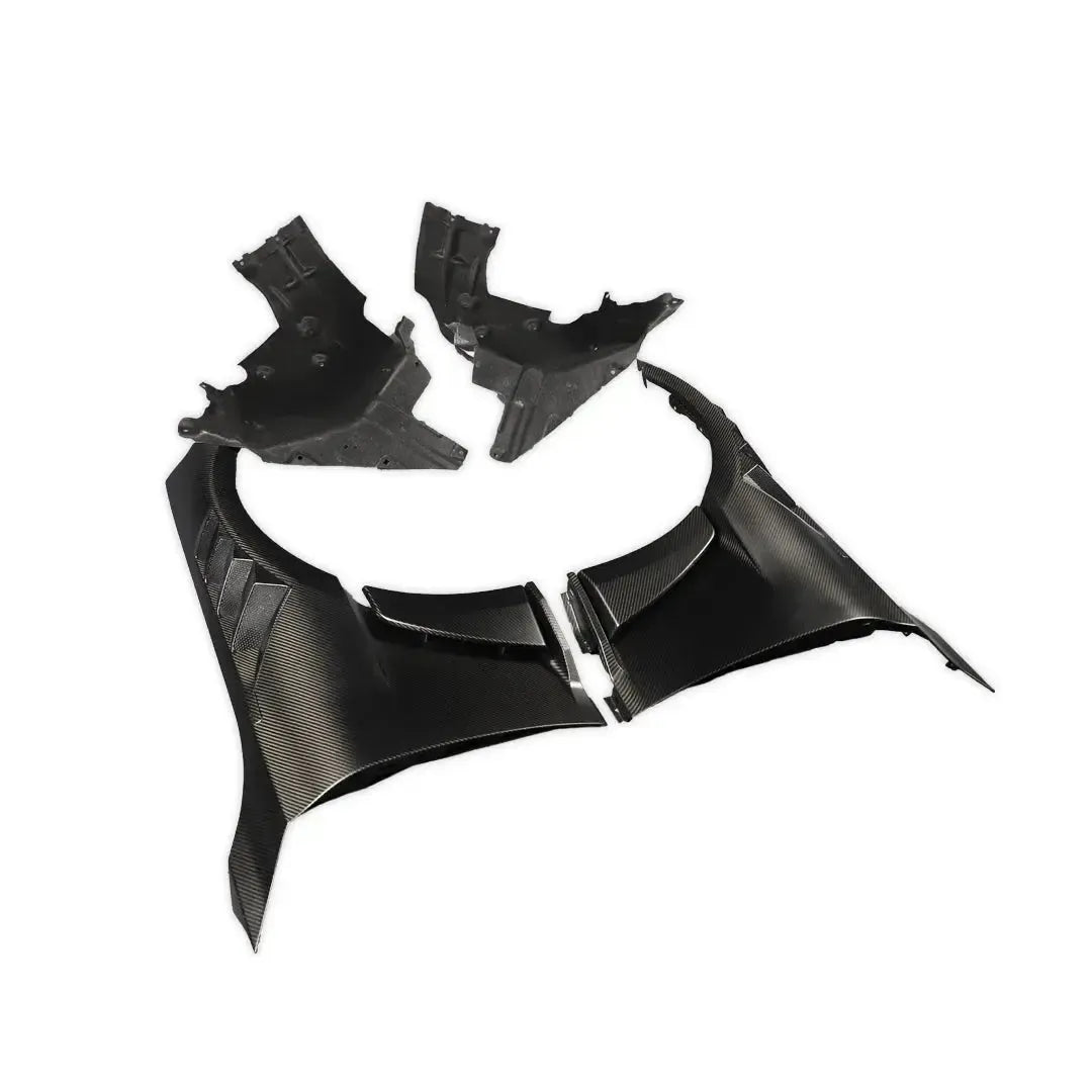 AN Style Carbon Fiber Front Fender With Liner - BMW G87 M2