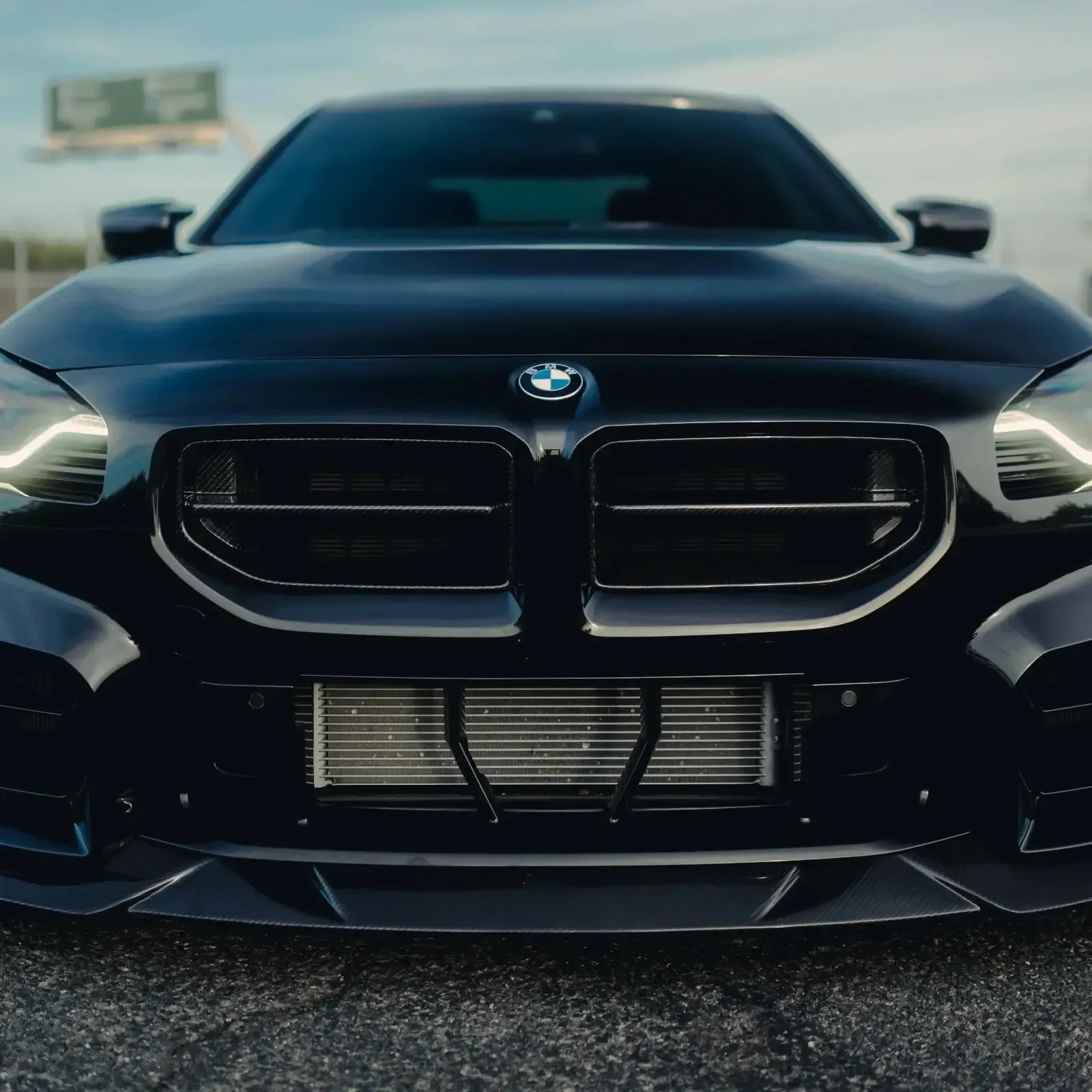 AN Style Carbon Fiber Front Grilles - BMW G87 M2