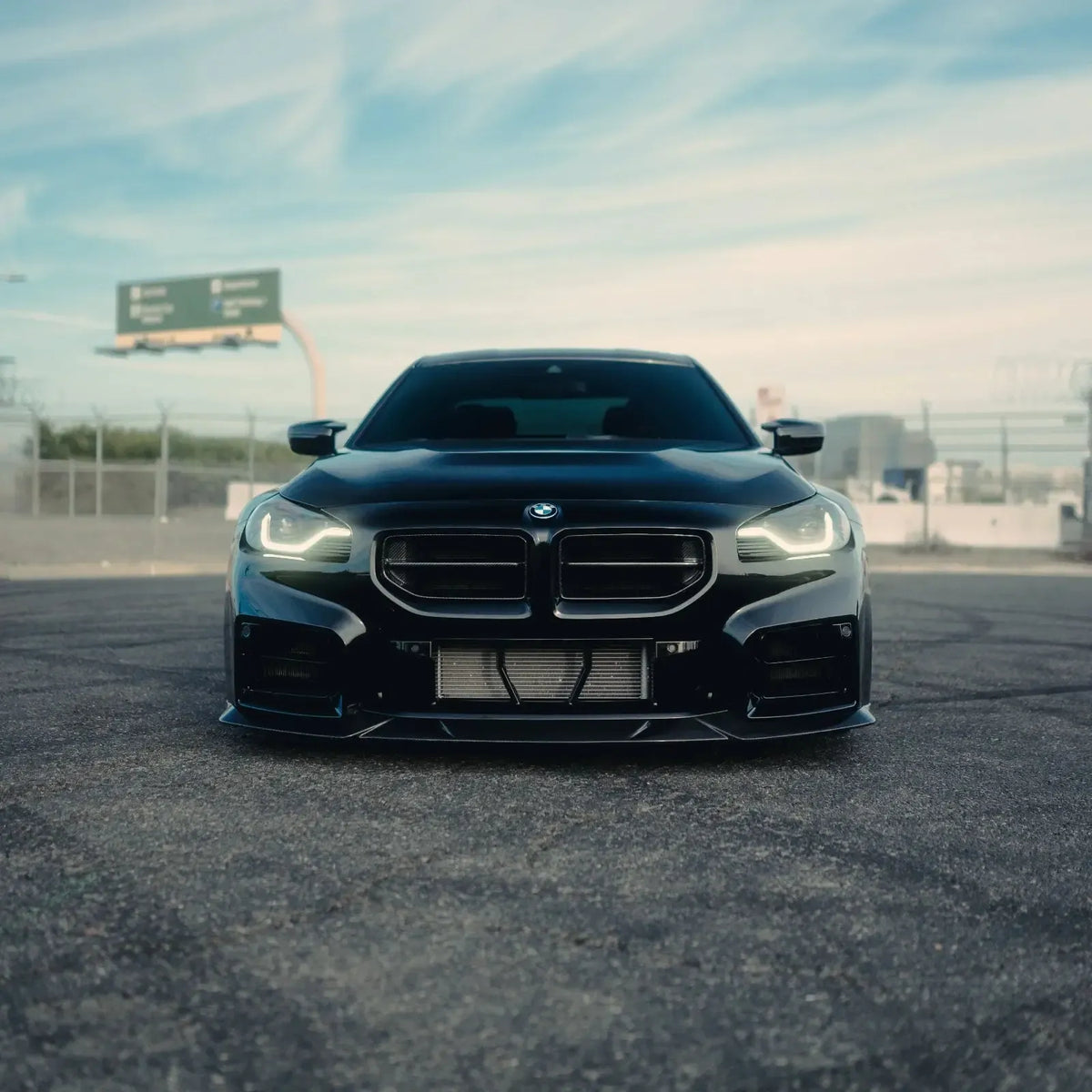 AN Style Carbon Fiber Front Grilles - BMW G87 M2