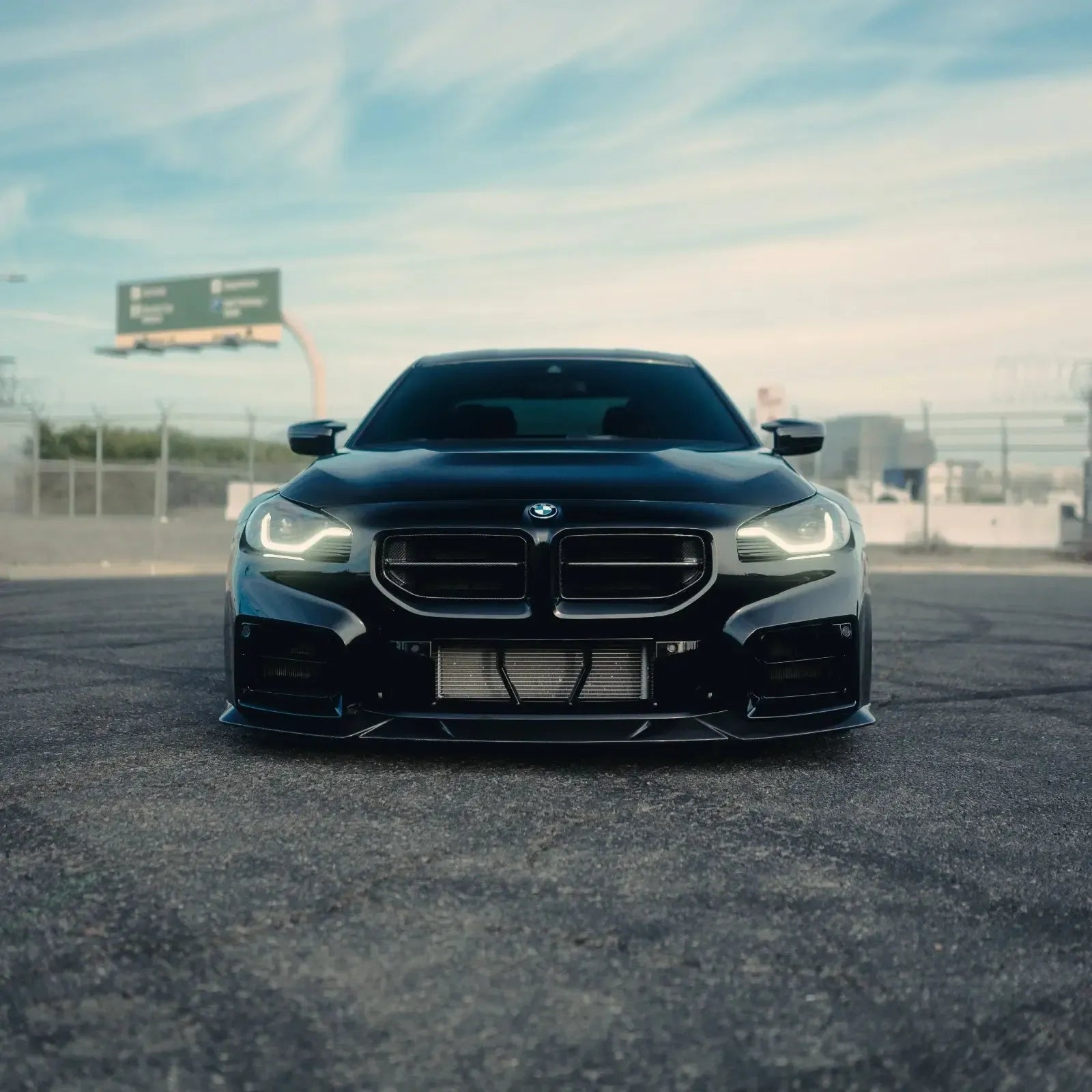 AN Style Carbon Fiber Front Grilles - BMW G87 M2