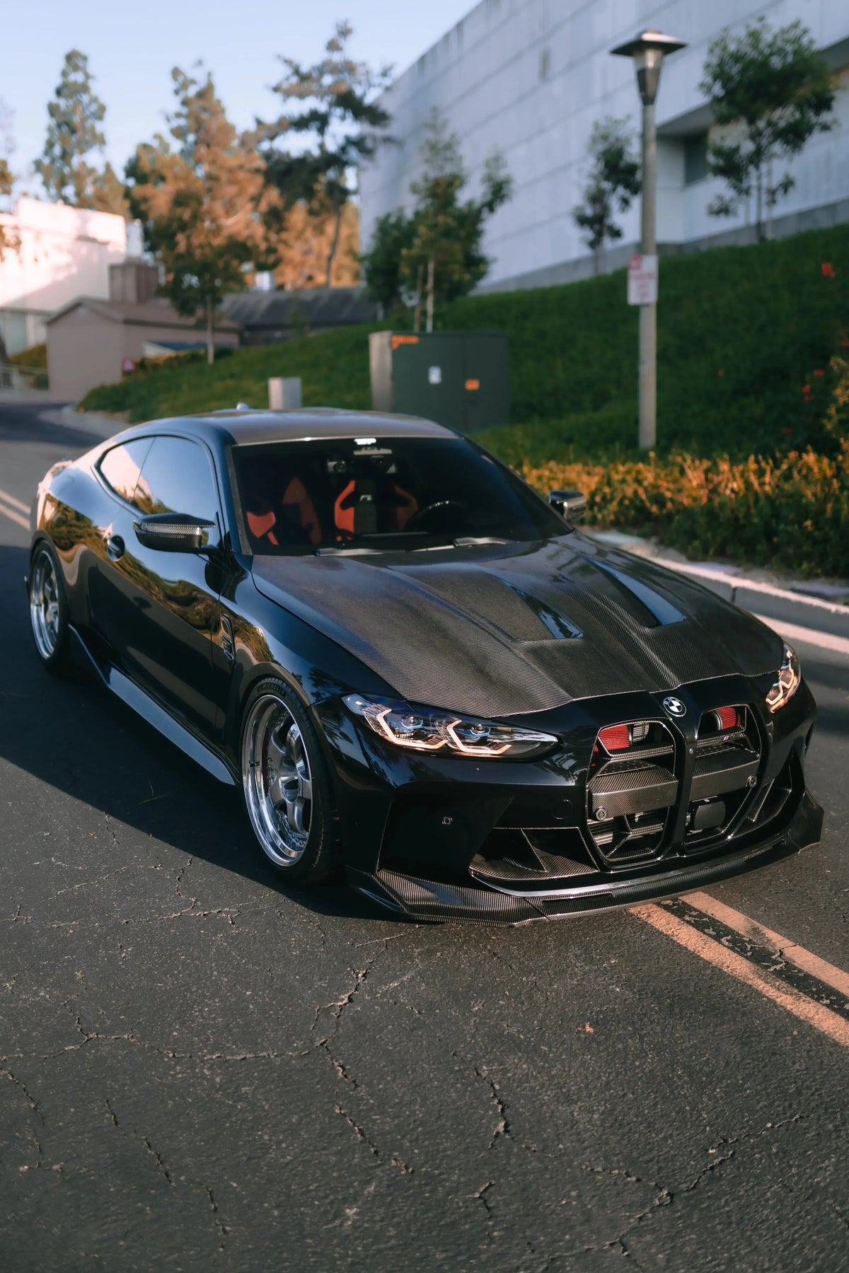 AN Style Carbon Fiber Front Hood - BMW G80 M3 & G82 / G83 M4