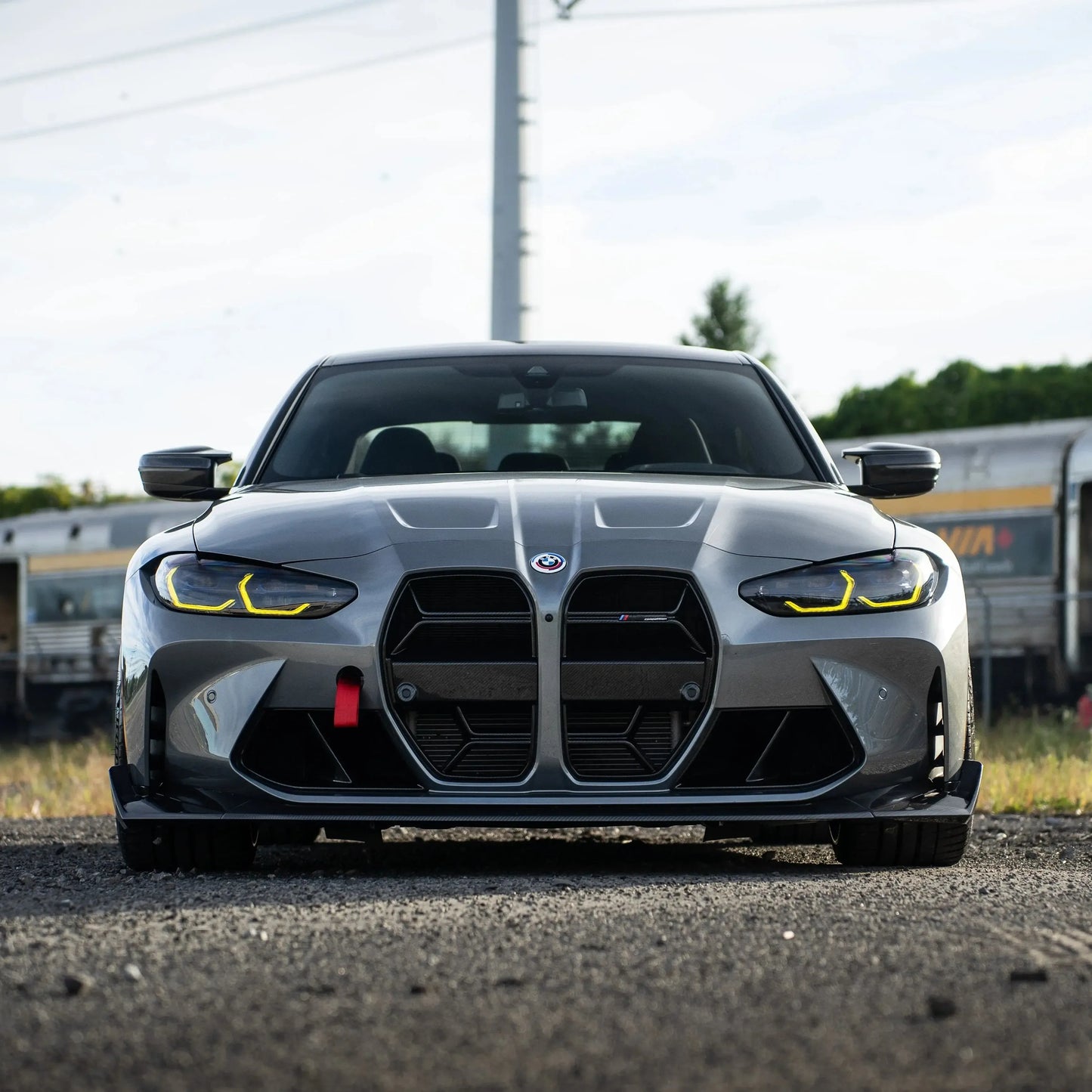 CS Style Carbon Fiber Front Lip - BMW G80 M3 & G82/G83 M4