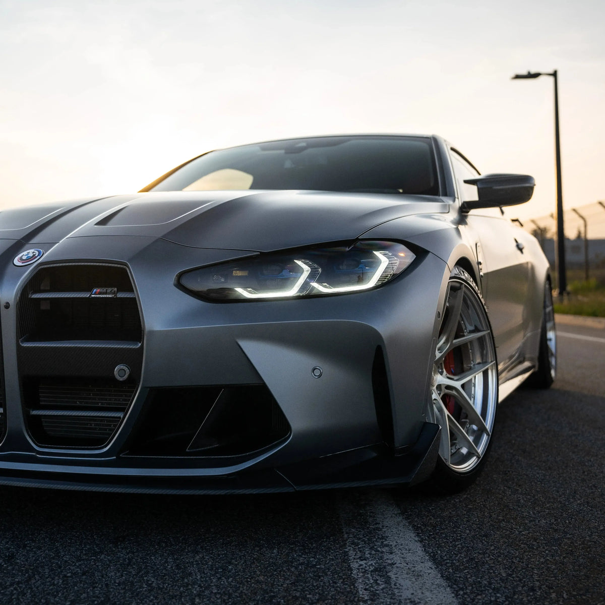 CS Style Carbon Fiber Front Lip - BMW G80 M3 & G82/G83 M4