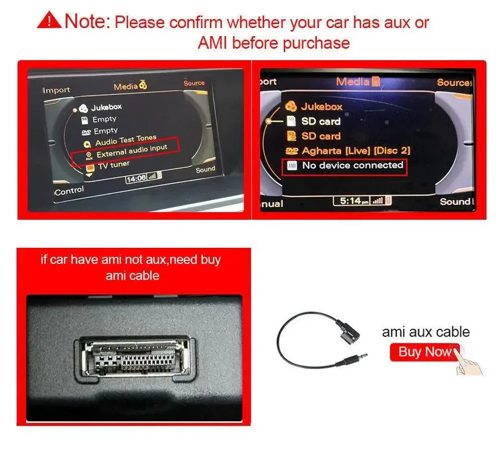Apple CarPlay & Android Auto Android Screen Upgrade – 2009- 2018 Audi Q5