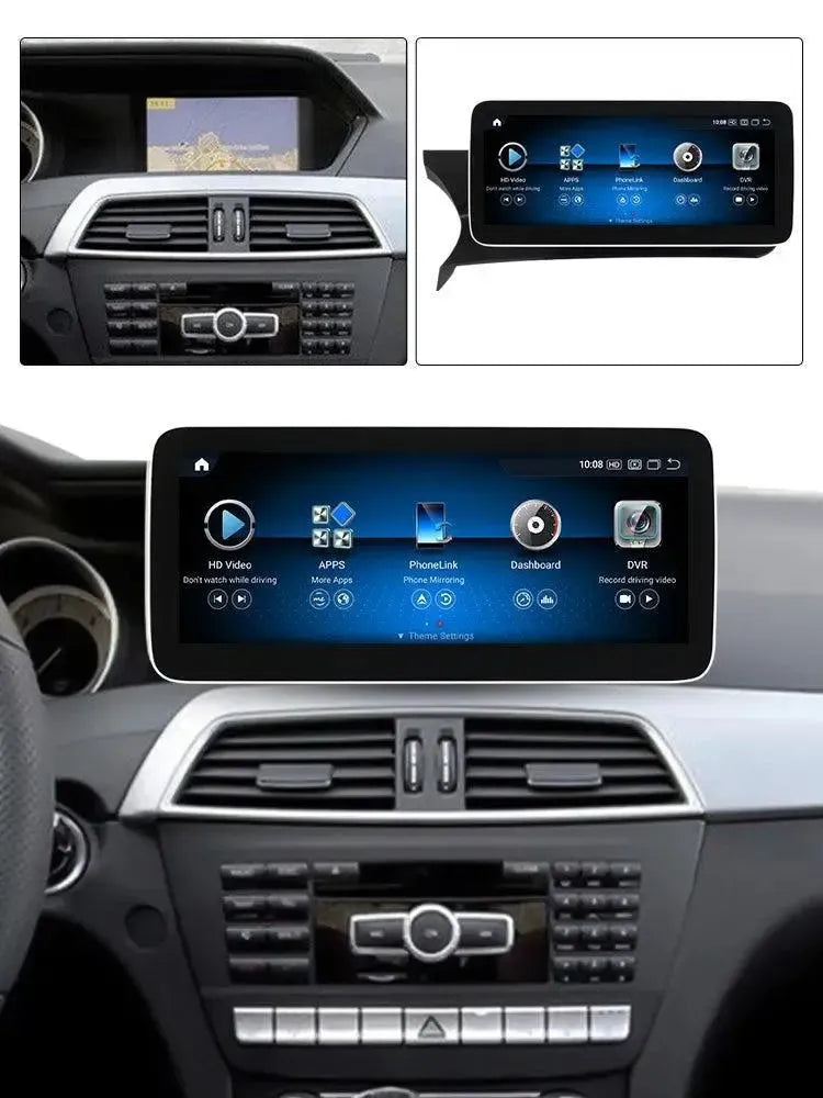 Apple CarPlay & Android Auto Android Screen Upgrade - Mercedes Benz C Class W204/S204