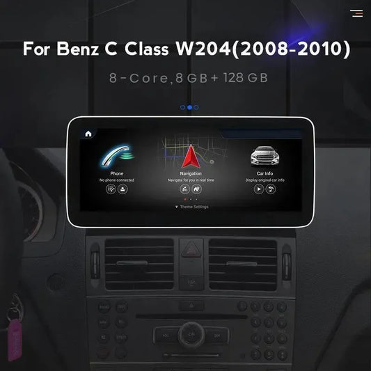 Apple CarPlay & Android Auto Android Screen Upgrade - Mercedes Benz C Class W204/S204