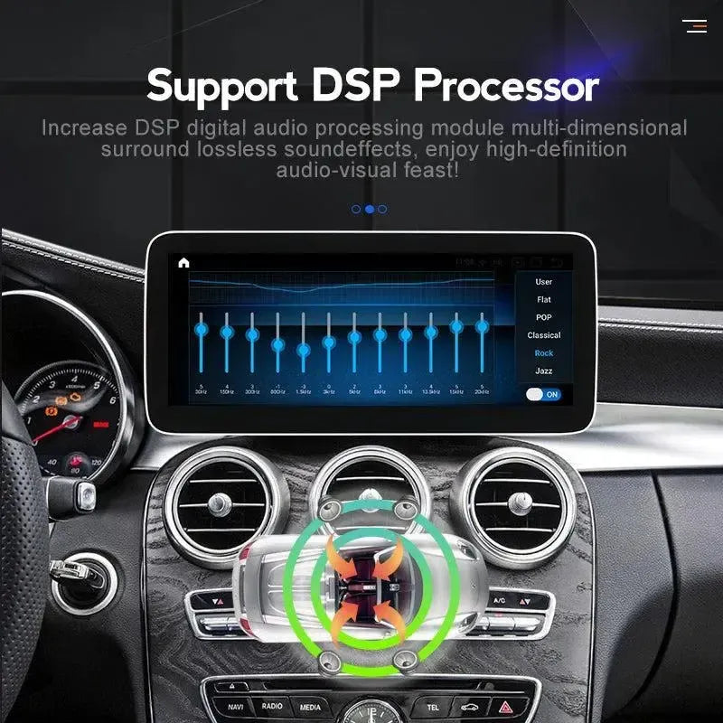 Apple CarPlay & Android Auto Android Screen Upgrade - Mercedes Benz C Class W205 / GLC Class X253