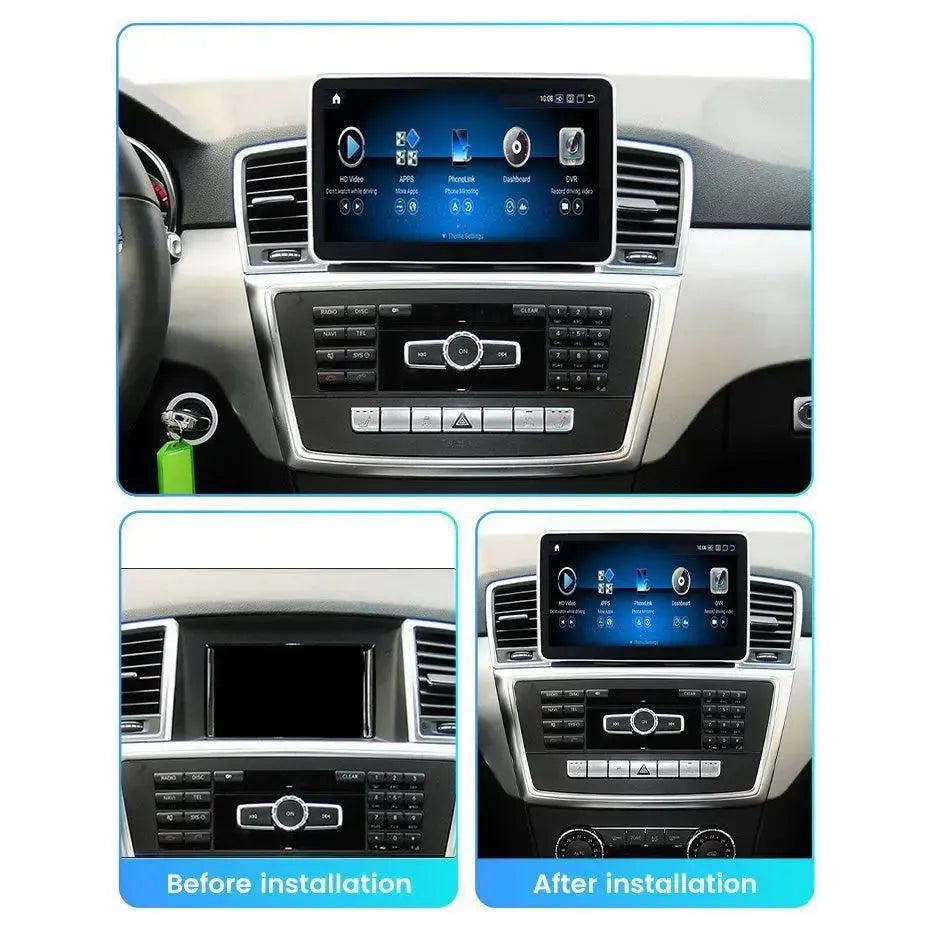 Apple CarPlay & Android Auto Android Screen Upgrade - Mercedes Benz GL & ML Class X166 & X166
