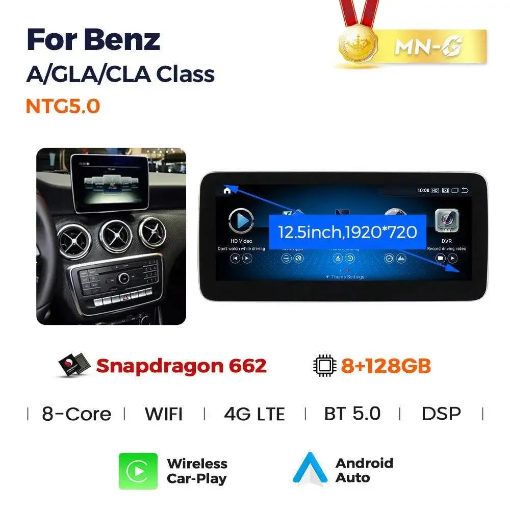 Apple CarPlay & Android Auto Android Screen Upgrade - Mercedes Benz GLA-Class X156