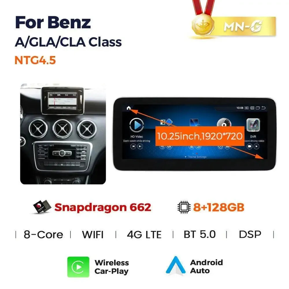 Apple CarPlay & Android Auto Android Screen Upgrade - Mercedes Benz GLA-Class X156