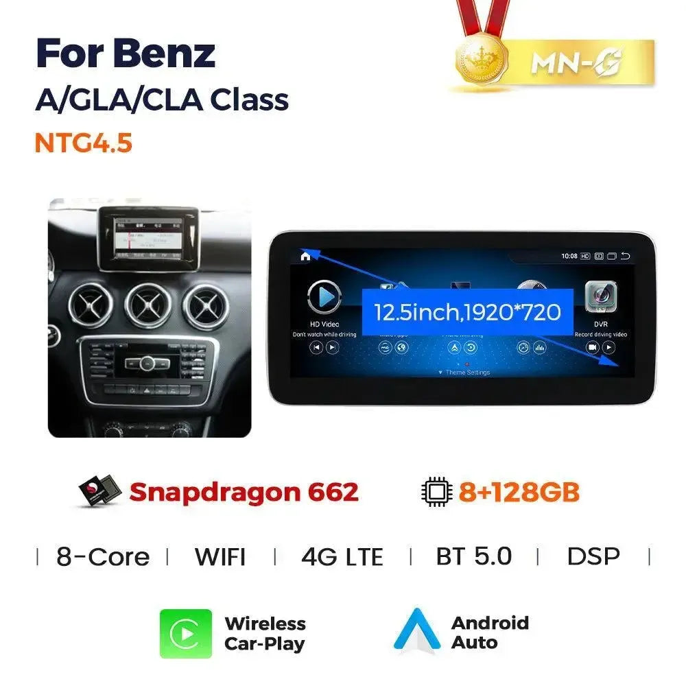 Apple CarPlay & Android Auto Android Screen Upgrade - Mercedes Benz GLA-Class X156