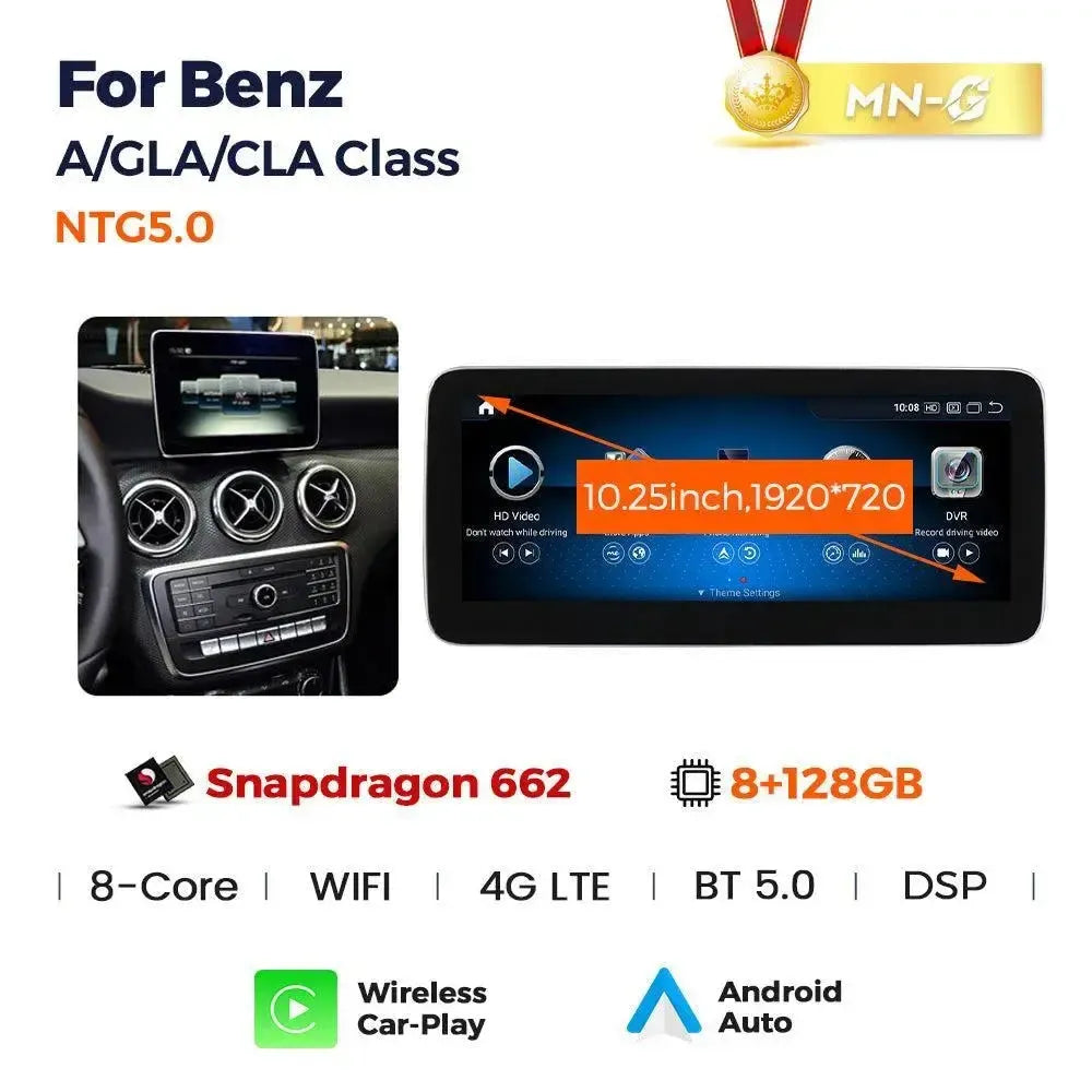 Apple CarPlay & Android Auto Android Screen Upgrade - Mercedes Benz GLA-Class X156