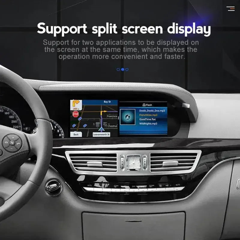 Apple CarPlay & Android Auto Android Screen Upgrade - Mercedes Benz S Class W221