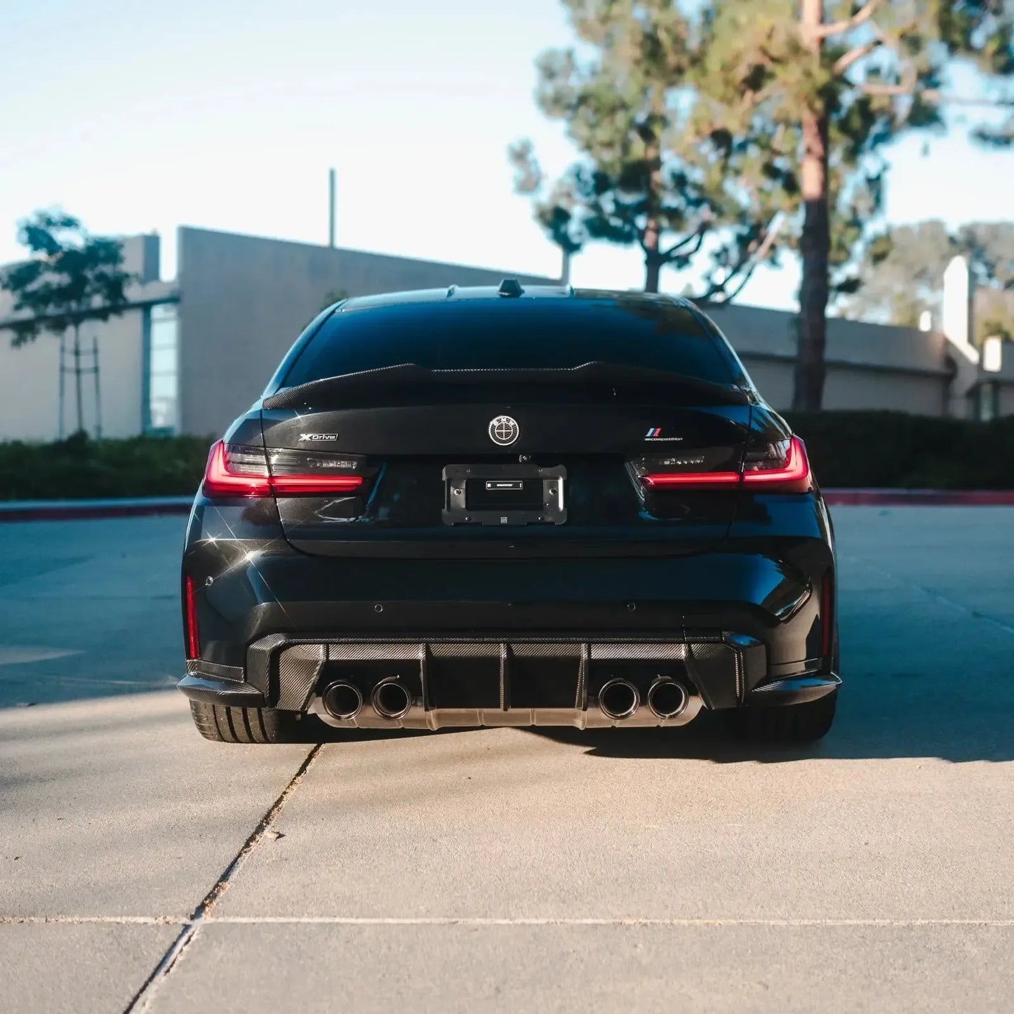 BMW G8X M3/M4 Carbon Fiber Rear Canard Splitters