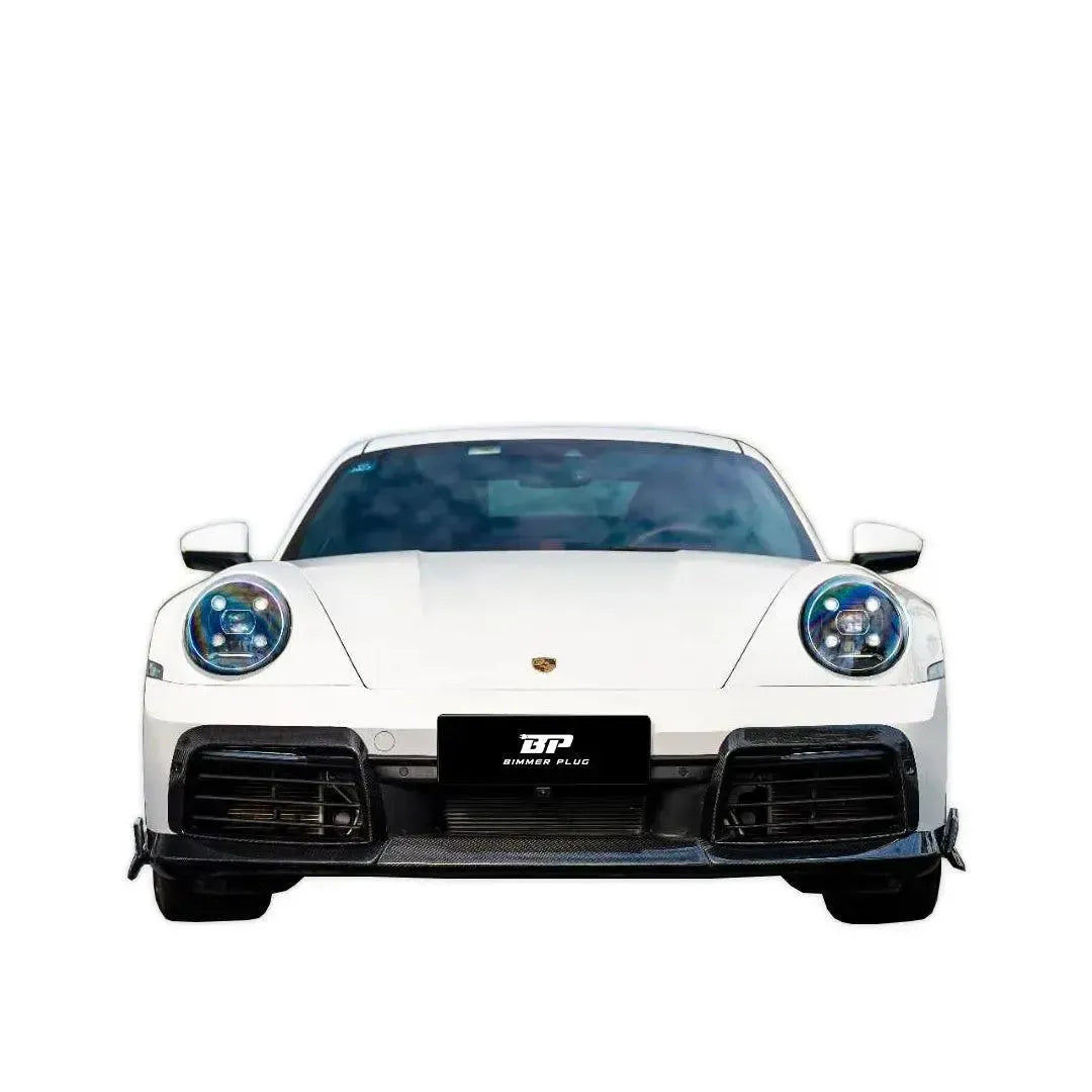 BRB Style Carbon Fiber Front Lip - Porsche 992.1 911 Carrera & Carrera S