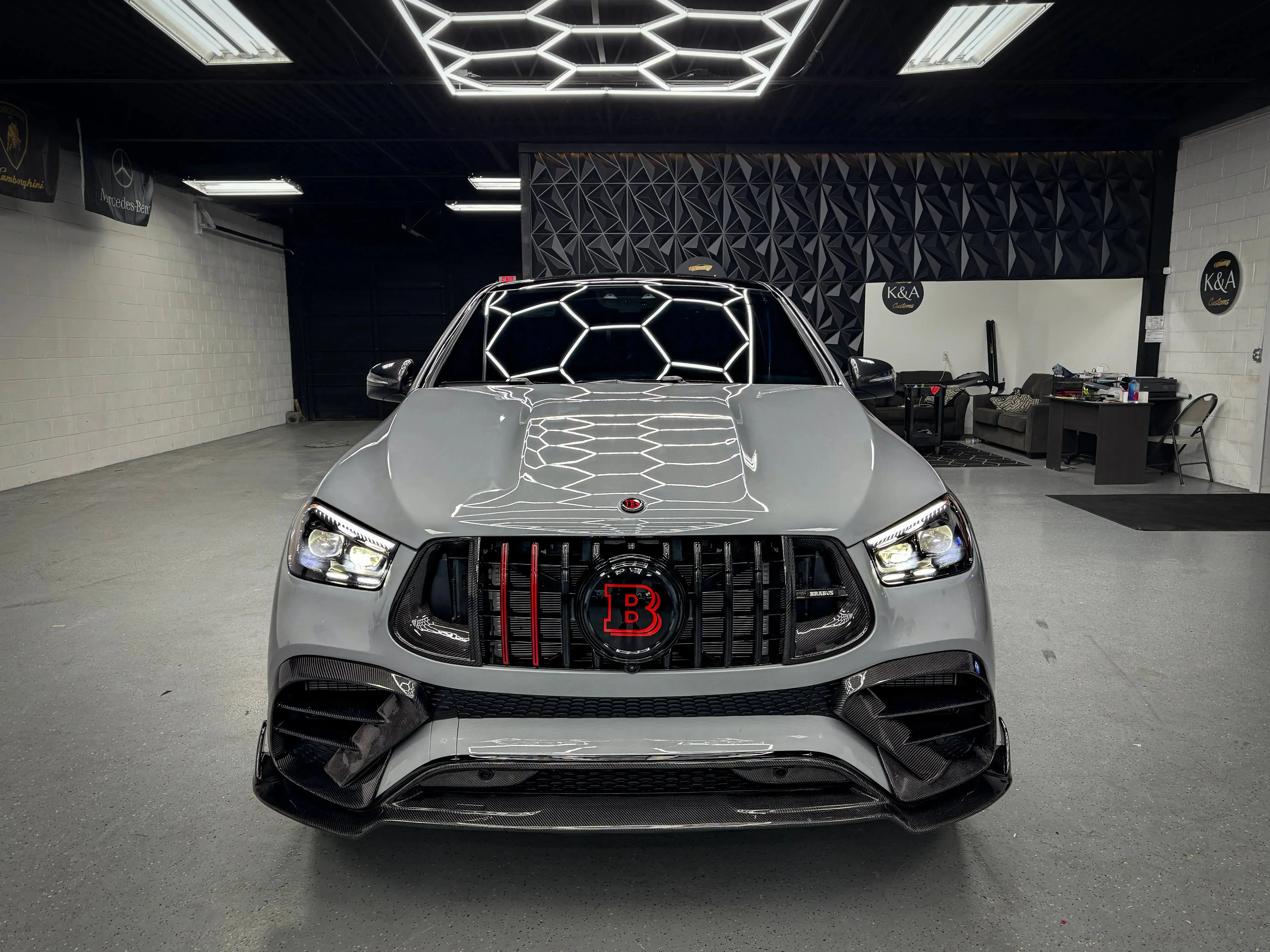 BRS Style Carbon Fiber Body Kit - Mercedes Benz C167 GLE Coupe & W176 GLE SUV